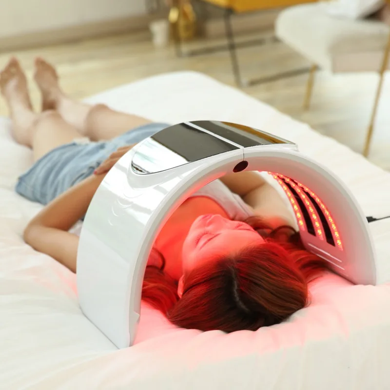 

High Quality CE Rohs 7 Color Face Light Mask Therapy Skin Care Beauty Machine PDT Face Led Red Light Therapy Panel