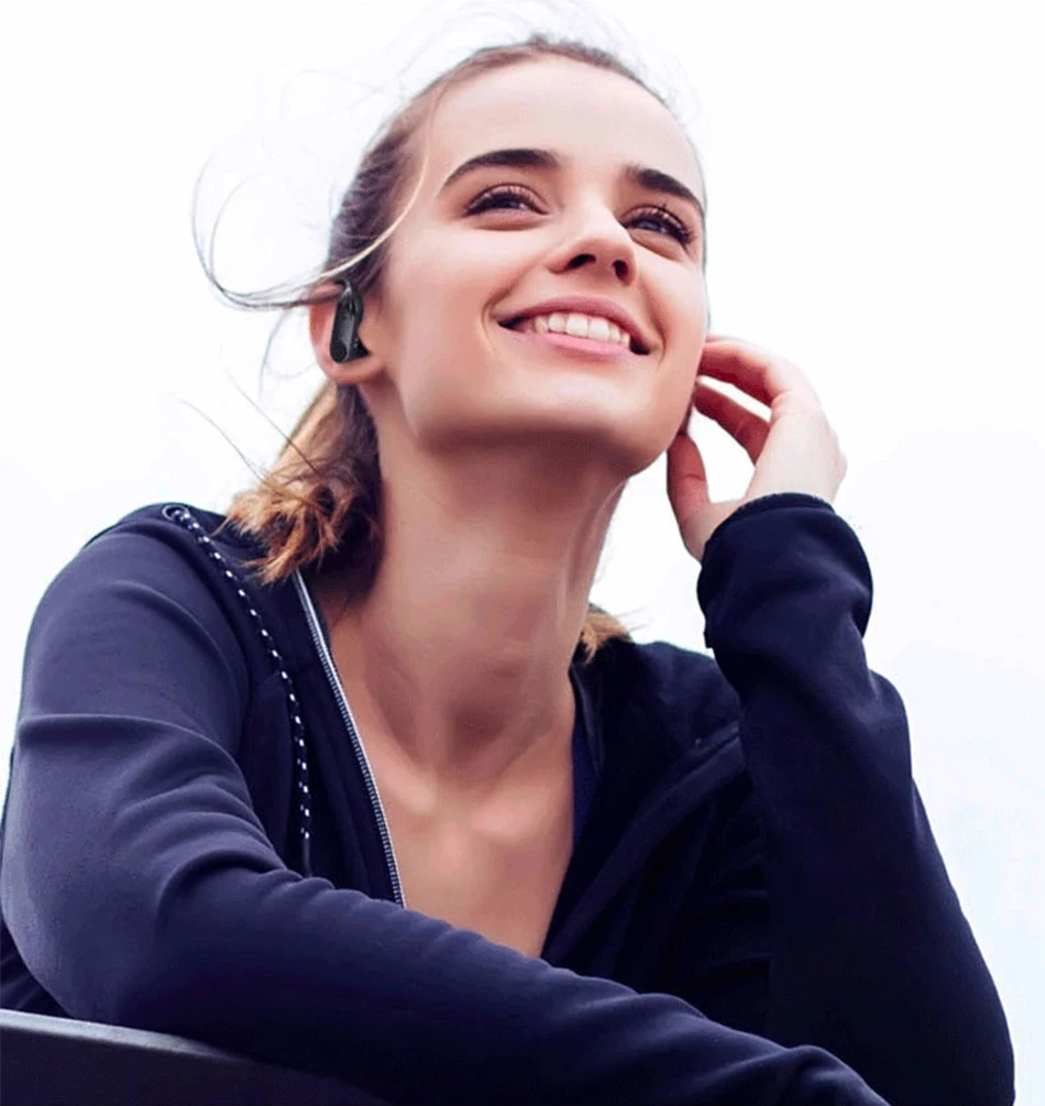 Noise Cancel TWS Bluetooth Headset Sports Waterproof Ear Hook Wireless Earphone With LED Digital Display - ANKUX.COM