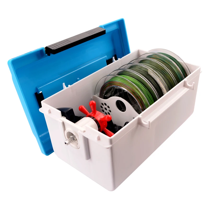 

NEW Product Fishing Tackle box line Spooler line winder tool, White,green, blue