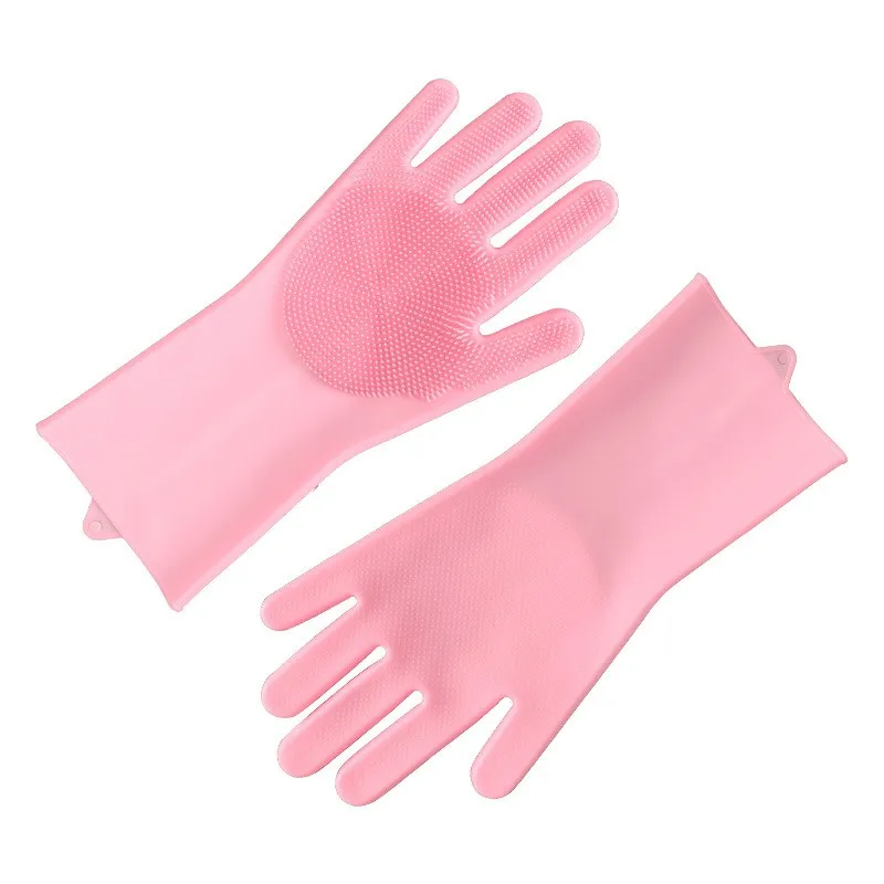 

2022 New Silicone Cleaning Gloves Household Washing Gloves For Kitchen