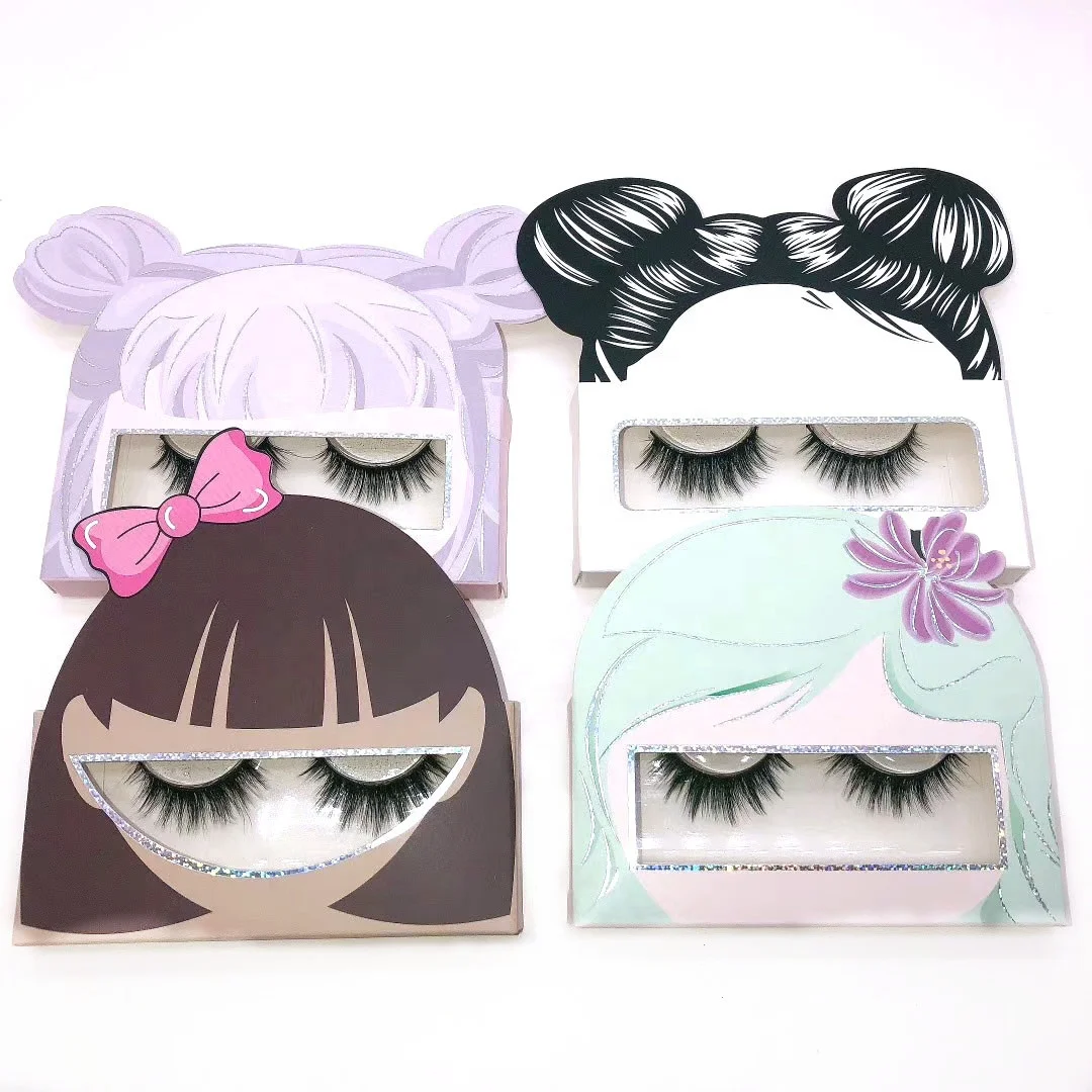 

creative eyelash packaging private label designer cute paper lash box