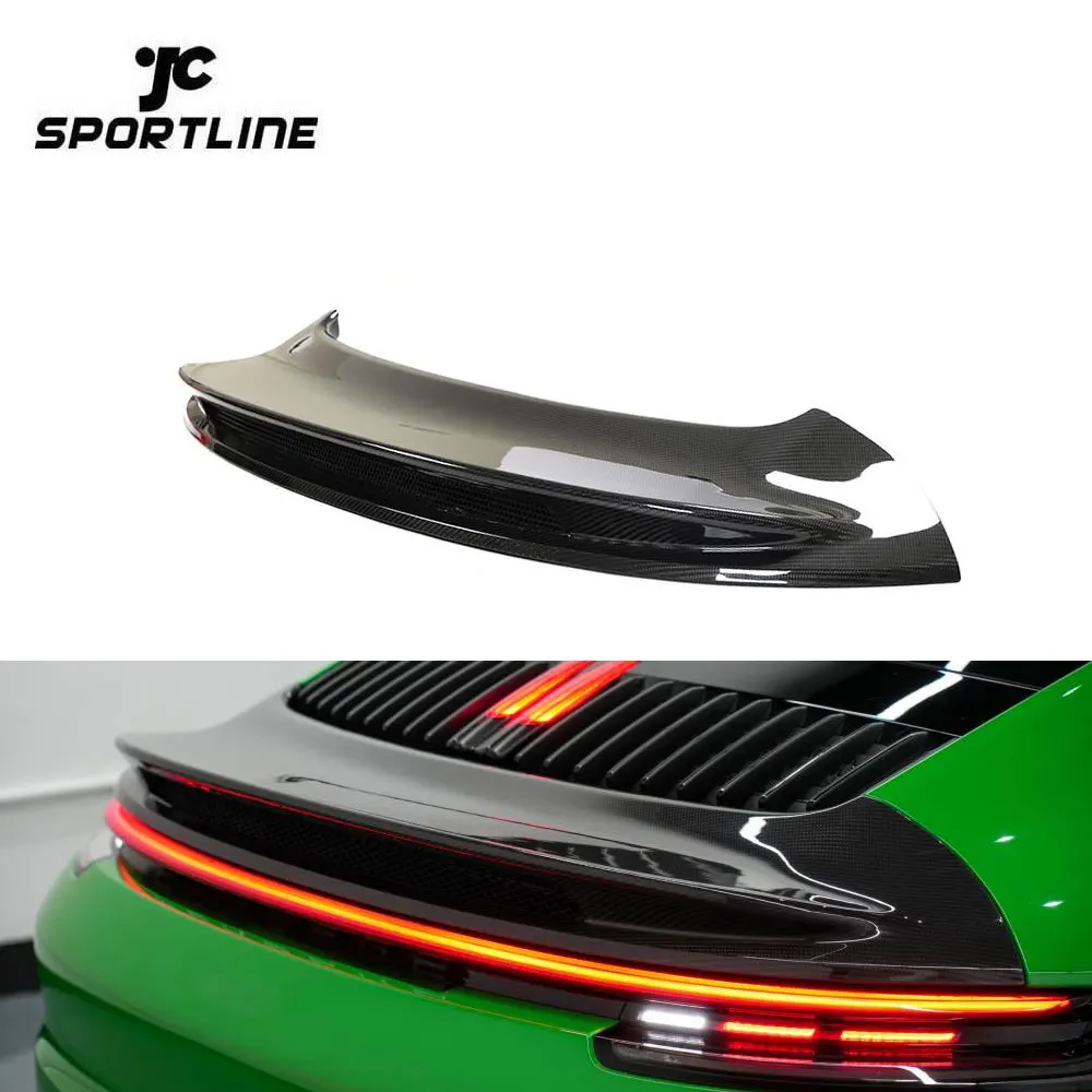 

Prepreg Dry Carbon Fiber Rear Trunk Spoiler Wing for Porsche 911 992 Carrera 4 S 4S Targa 4S 2019 - 2022