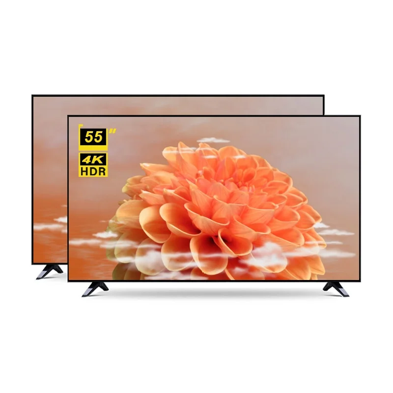 

Cheap price Guangzhou factory 4K Narrow screen TV 55 inch Android Smart Television home theater