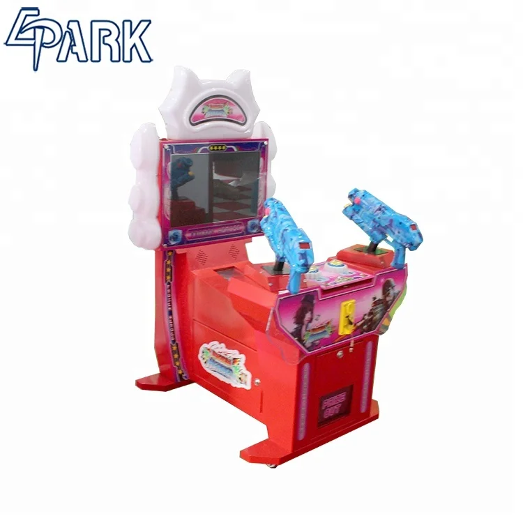 

EPARK Children Frozen Game Center kids Coin Operated Game Machine gun shooting simulator