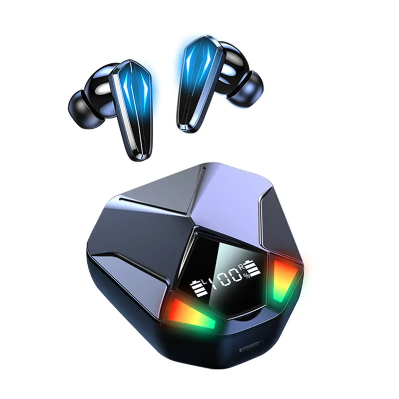

2021 New Arrivals Gaming TWS Headset HiFi Sound Quality TWS Headphone BT 5.0 LED Display Wireless TWS Ear Phones Gaming