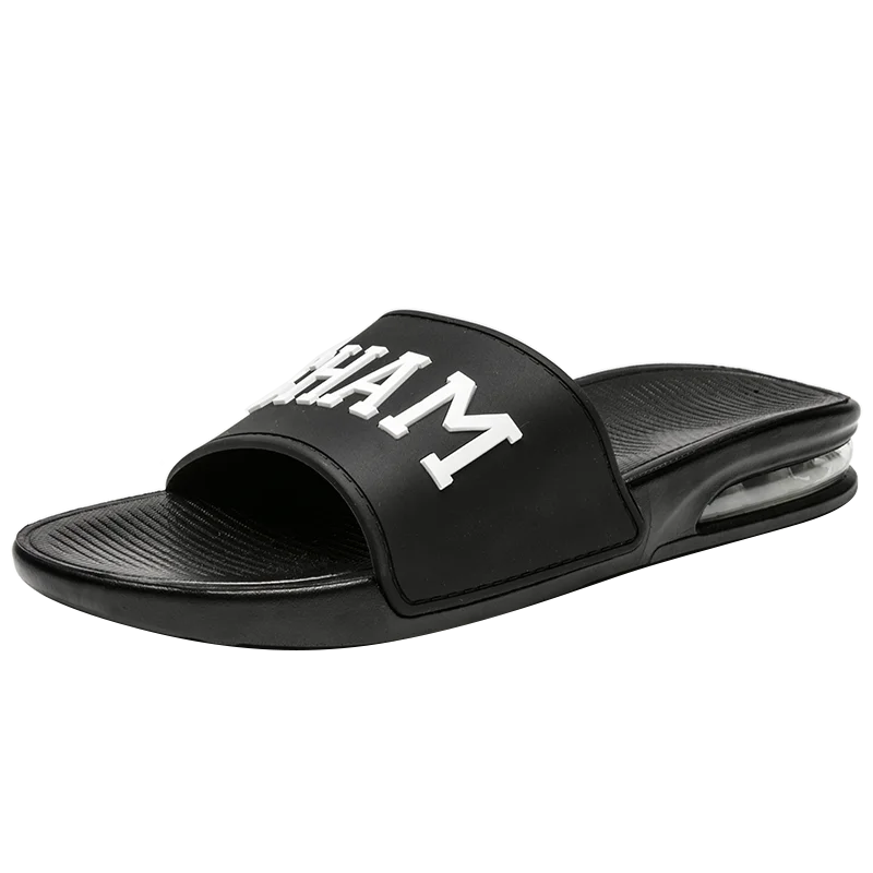 

Male outside summer fashion Air cushion wear slippers thickening antiskid fashion beach slides cool Men's slippers, Optional