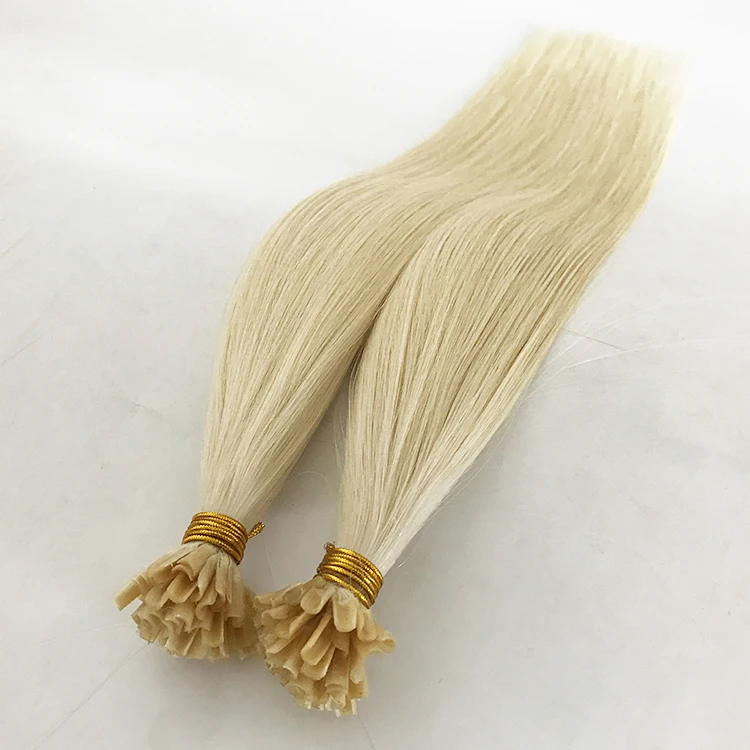 
Wholesale Double Drawn Italian Keratin Prebonded i Tip U Tip Hair Extensions Virgin Human Hair 