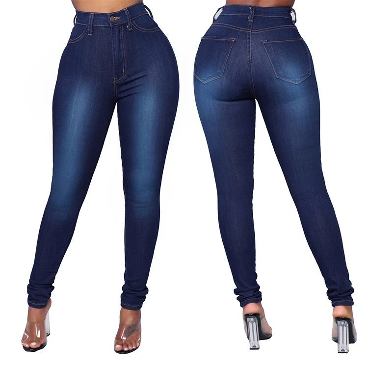 

Women Pants Pencil Fall Stretch Slim Ladies Jean Trousers Female, Picture