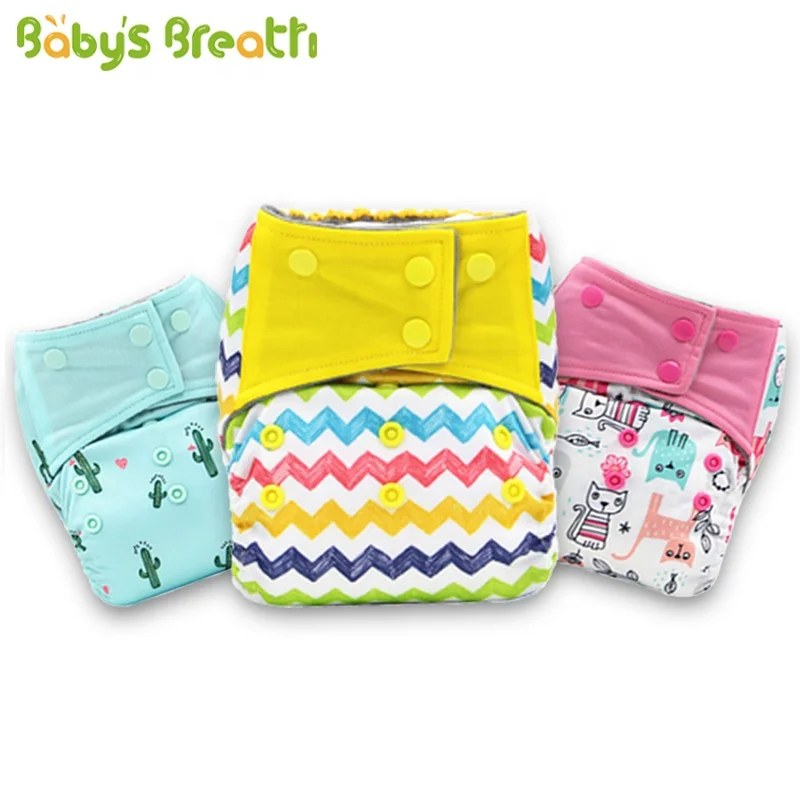 

All in one reusable washable bamboo charcoal baby cloth diapers(AS-A25-27)