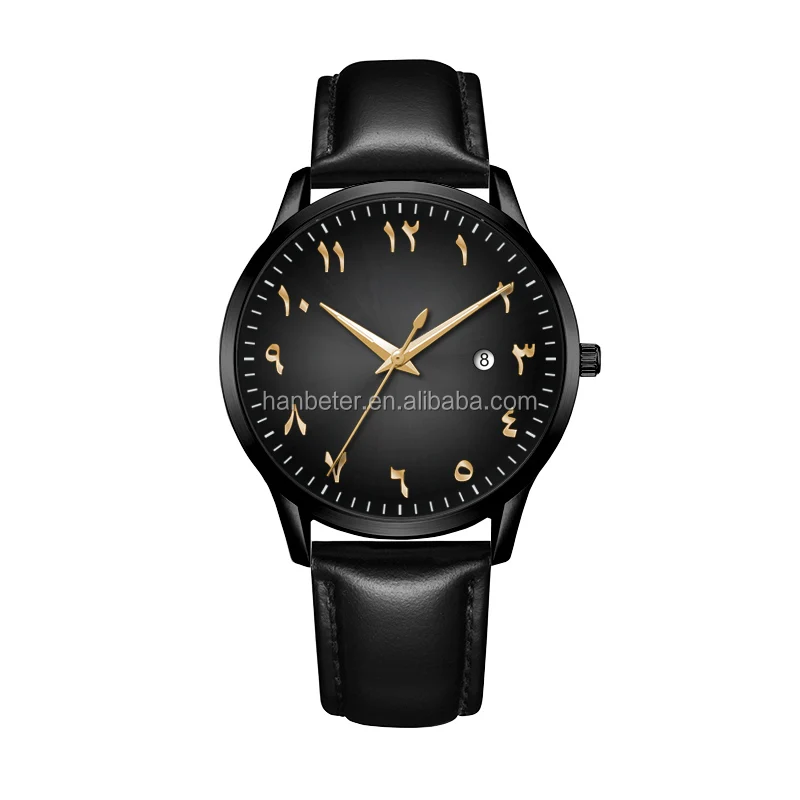 Arabic Relojes De Mujer Fashion Quartz Custom Dial No Brand Watches Men Wrist Watches Top Own Brand Luxury Business Mens Wrist