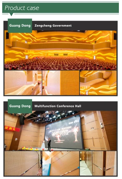 
Environmental wood perforated acoustic panels for wall and ceiling 