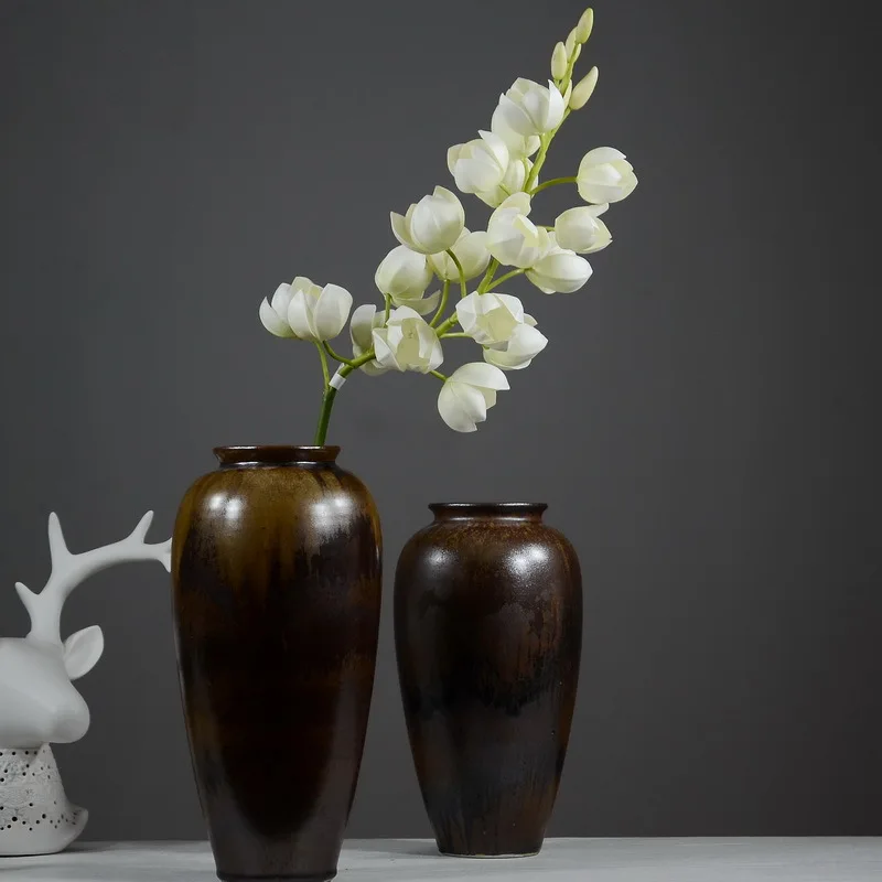 

New Home Decoration Simulation Floral Desktop Ornaments Large Magnolia Artificial Flower Arrangements New House, As photo