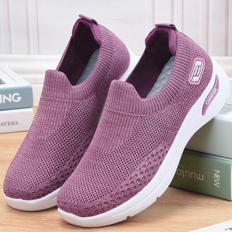 

S-1New arrive women slip on loafers boat shoes zapatillas hombre woman brand sneakers custom sneaker design, Black /purple/ gray/pink