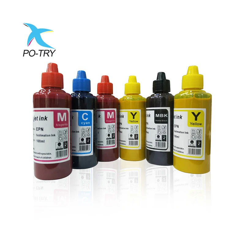 

POTRY sublimation 100ml printing ink for sublimation digitalp printer