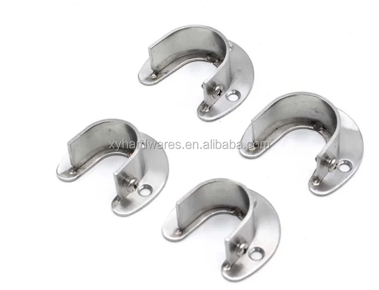 Wood Closet Rod Round Support Oval Closet Rod Flange Buy Oval Closet