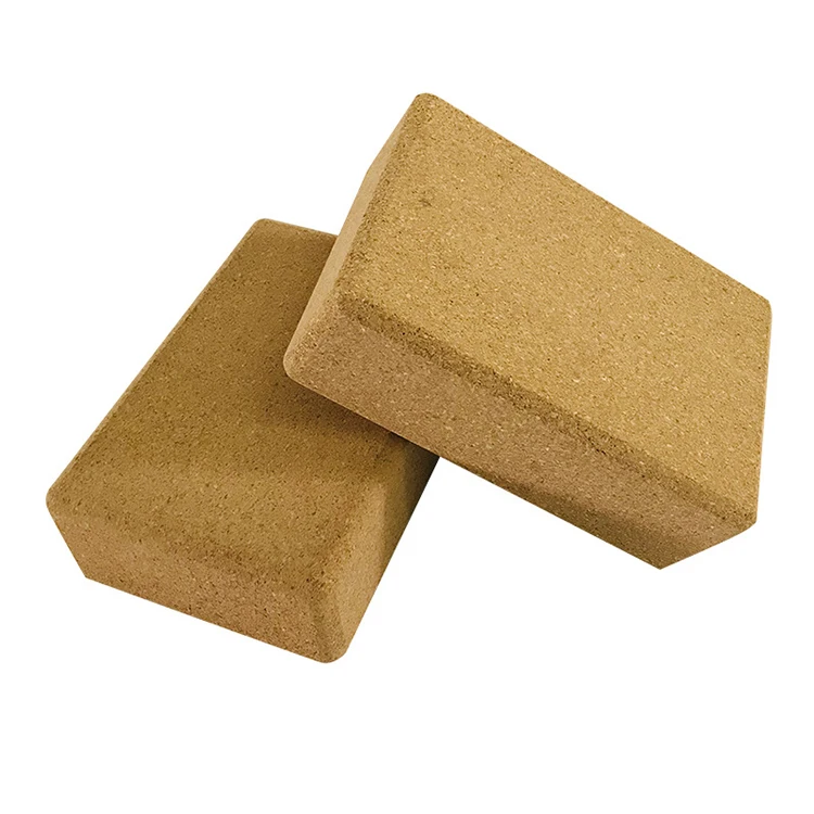 

Bulk wholesale Non-slip eco-friendly Non Slip Odor Resistant Eco Cork Yoga Block, Natural