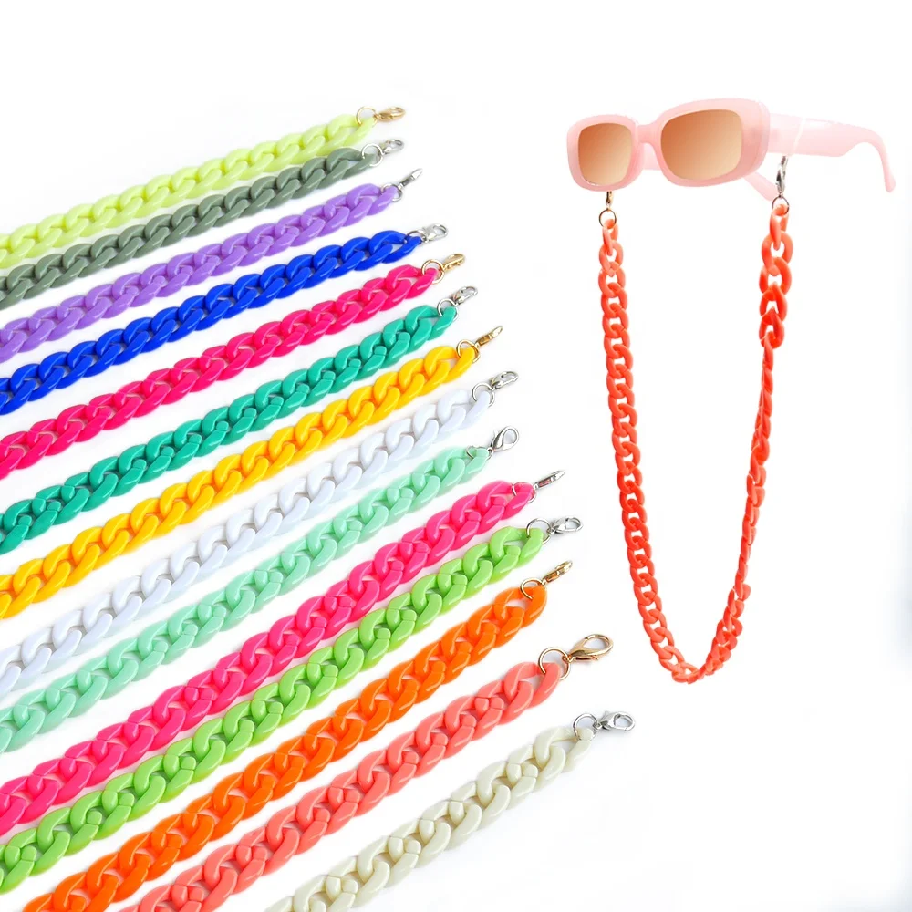

Multi candy color cordon lunettes de soleil Sunny cords eyeglass chain sunglasses holder strap eyewear neck accessories, Can be customized