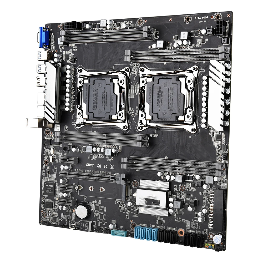 

X99 Dual CPU E-ATX Board LGA2011 DDR4 motherboard durable unlocked motherboard