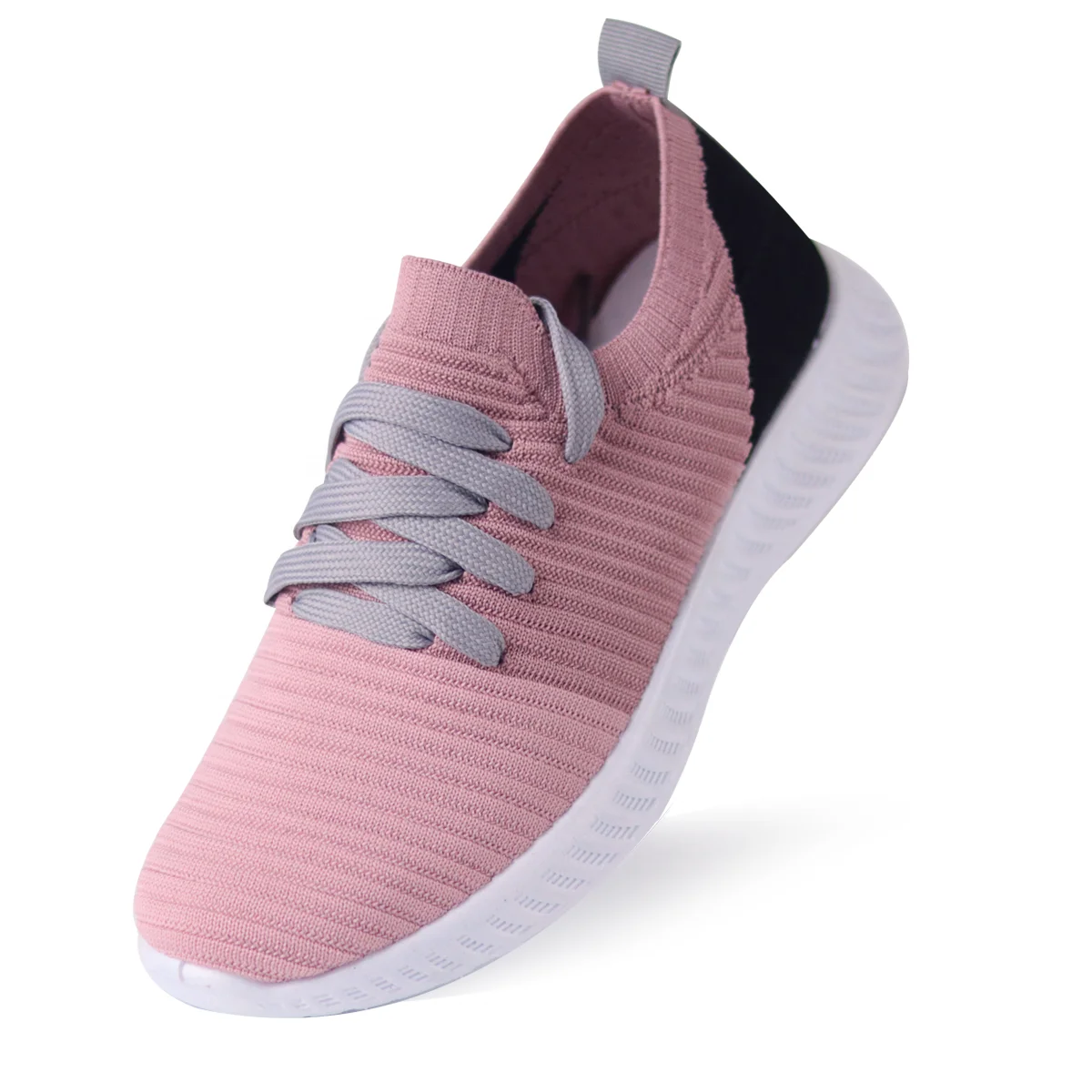 

2021 New Summer Slip-on Fly Knit Casual Sneakers Breathable Women's Fashion Shoes Women Sneaker, As pictures showed