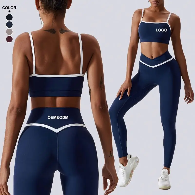 

Ufinebest 2023 Women Seamless Plus Size Yoga Set Workout Sportswear Crop Top High Waist Leggings Gym Fitness Set