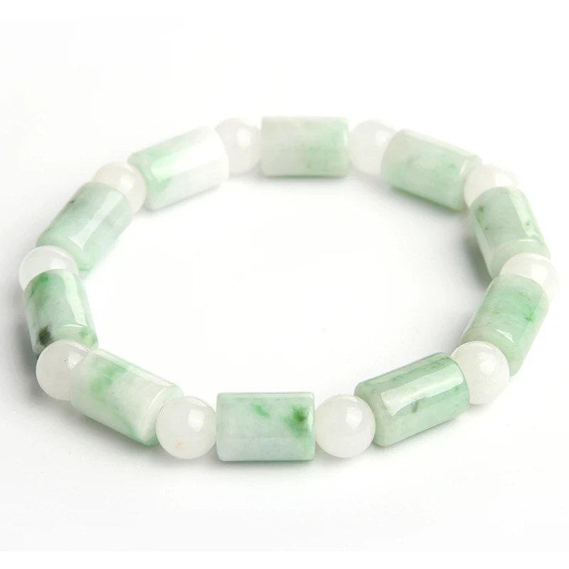 

Certified Grade A Certificate Gift Girl Jade Bracelet Transport Loose Bead Passepartout Jade Bead Bracelet Jade Bracelet