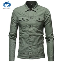 

AMBIELLY Fashion Boys Custom Wholesale colorful Jeans Jacket Mens Denim Jean Jacket
