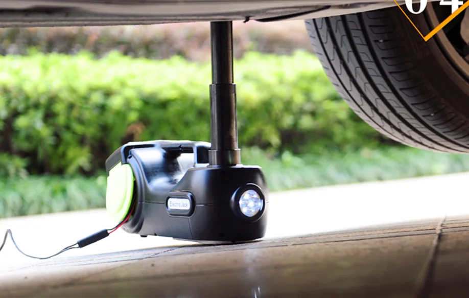 Atlifix 12v Dc Electric Hydraulic Jack And Wrench Tools Kit Tire Pump