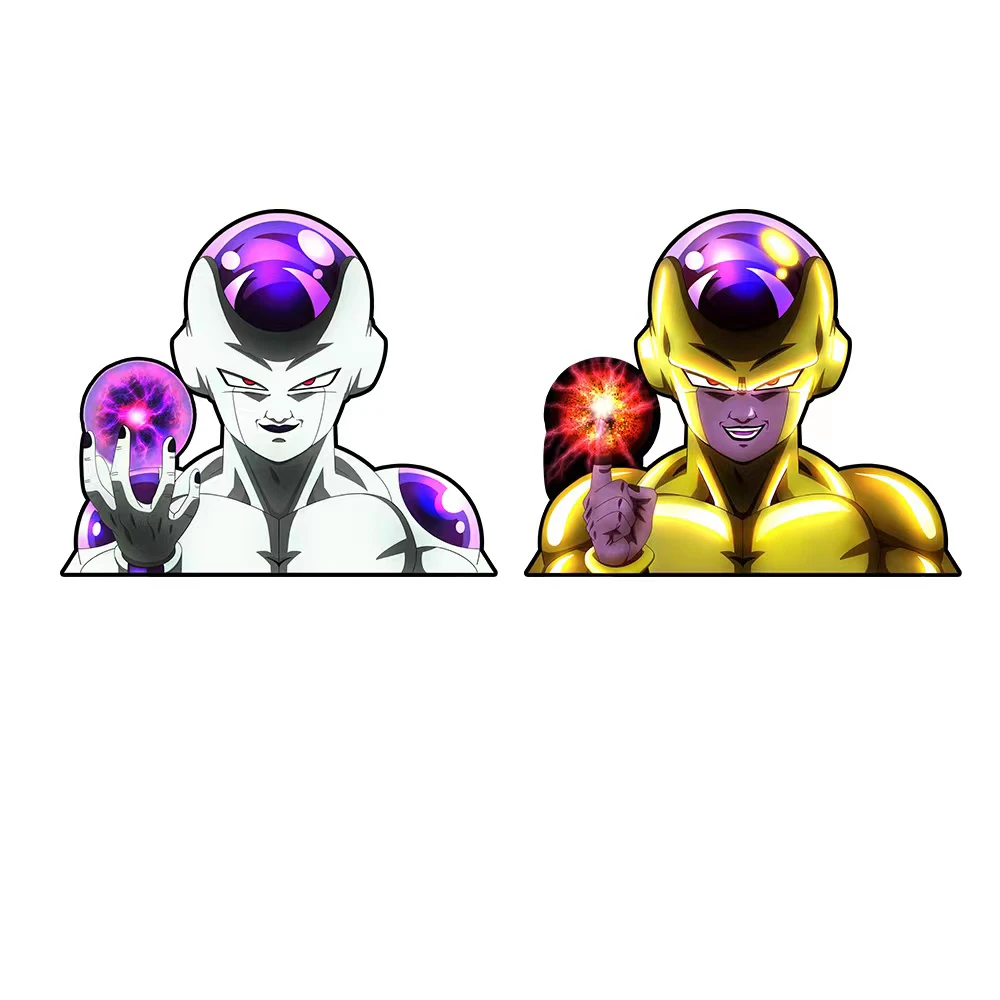 

Frieza Motion Sticker Anime Peeker Stickers Waterproof Decals 3D Flip Lenticular Stickers for Car Wall Decor