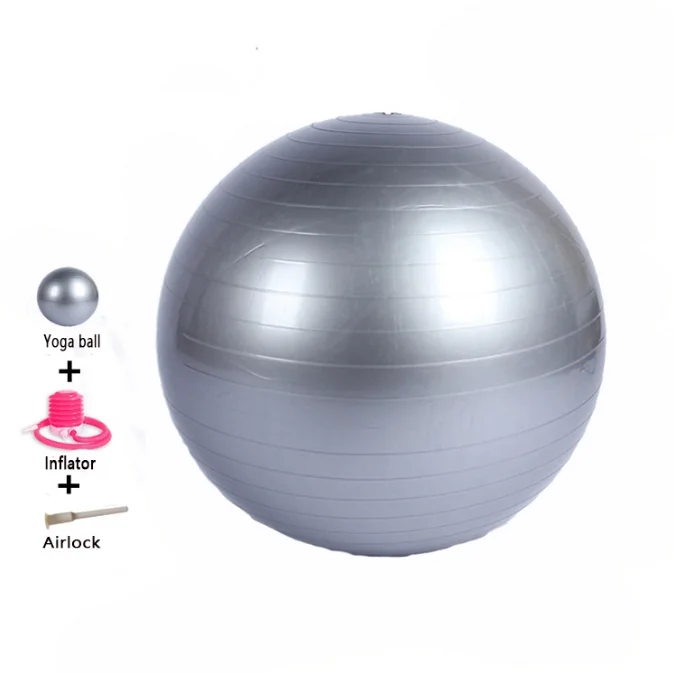 

2021New Design Non Slip Pvc Customized Anti Burst Stability Gymnastic Exercise Yoga Balance Ball