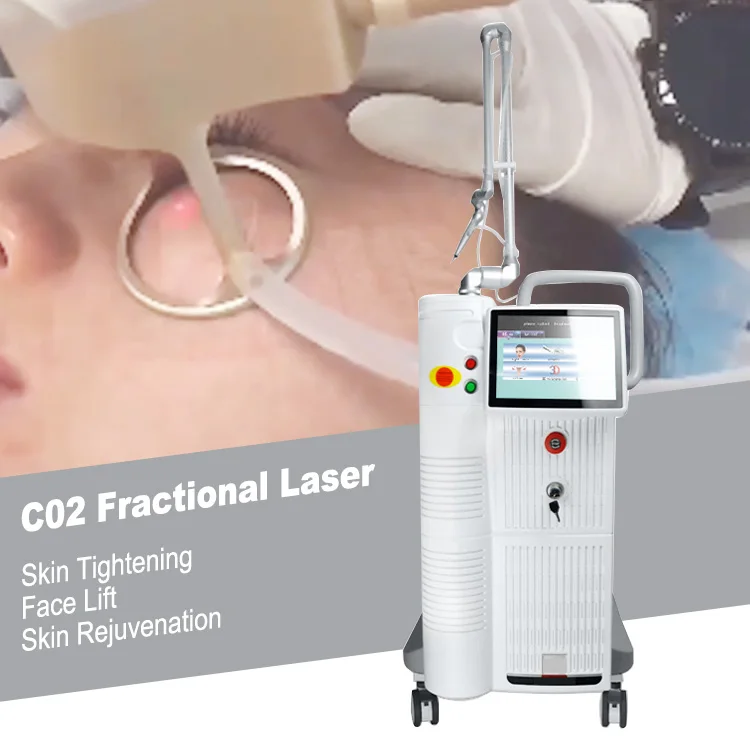 

Co2 Laser Machine For Skin Beauty Equipment 360 Vaginal Rejuvenation Device Glass Metal Tube Fractional Laser Co2