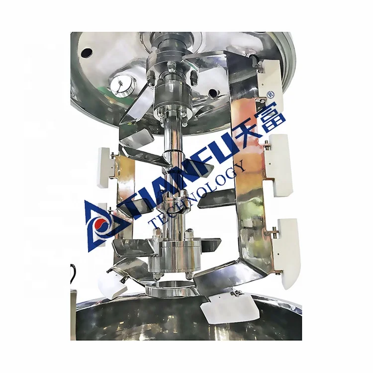 
TFZRJ-200L Cosmetics or pharceuticals production line Vacuum Emulsifying Homogenizer 