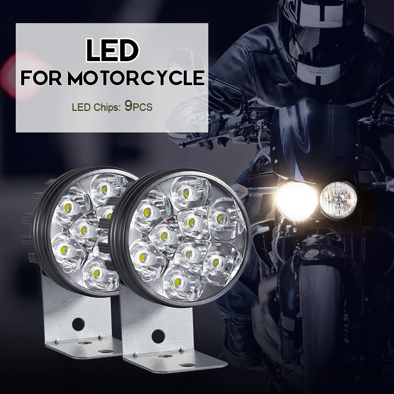 

ODM Mini driving Light Motorcycle Lighting System 15W 3000Lm Faros Luz Leds Bombillo Luces para Motos Auto Motorcycle Headlights