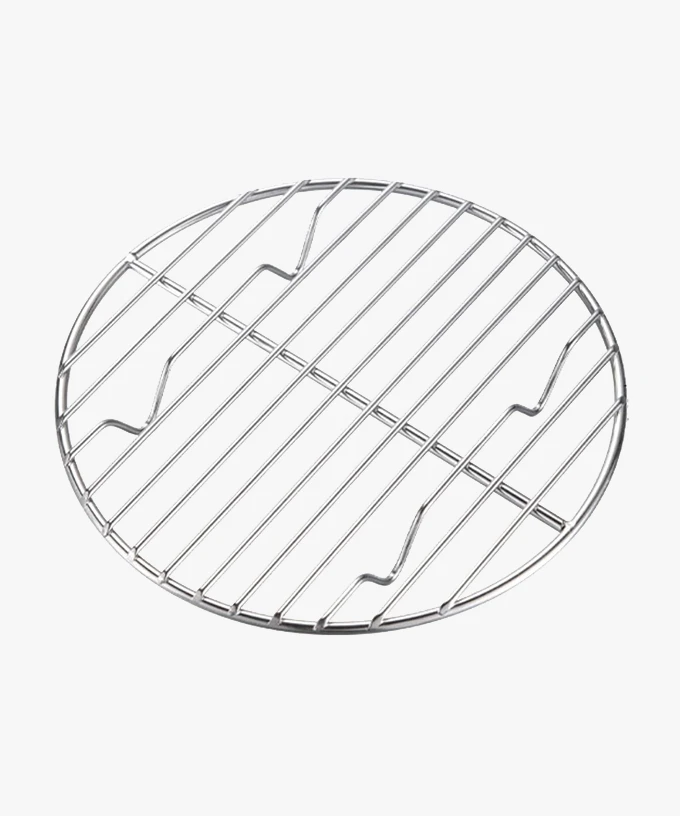 

Portable Round Wire Stainless Steel Grid Mesh Net Barbecue Bbq Grill Grates Wire