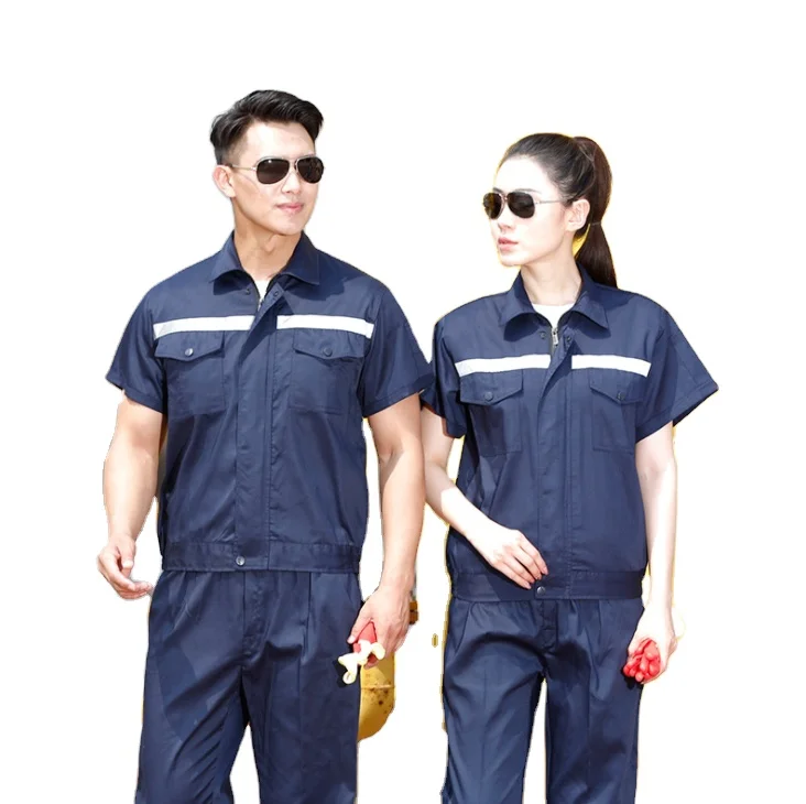 

Production Creation Logo Short Sleeve Work Clothes workwear, Customized color