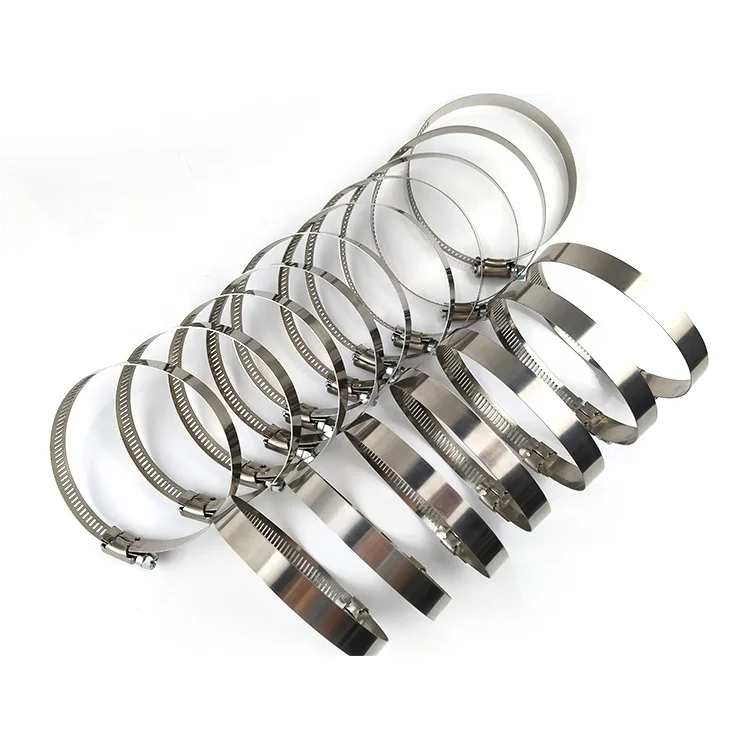 
Custom stainless steel cable wire rope spring G hose telescopic pipe tube exhaust ground screw clamp for woodworking 