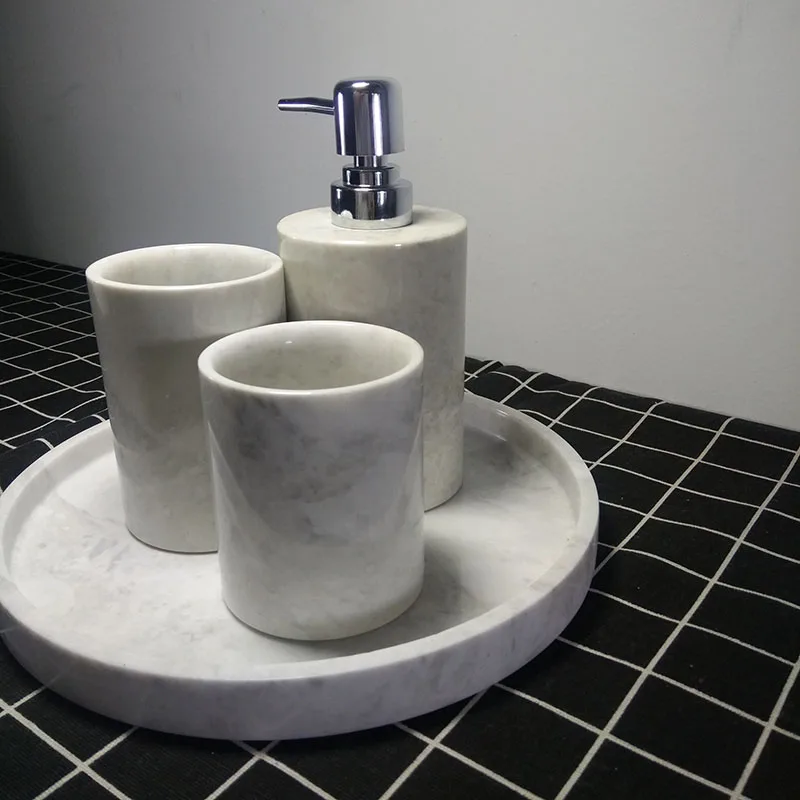 
Hot sale white marble bath containers bathroom sanitary ware suite factory direct 