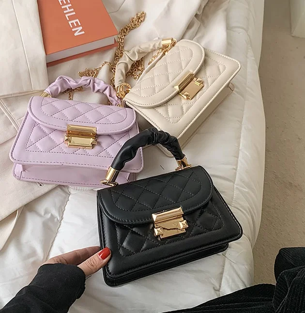 

2021 Factory Fashion Bag Popular Women Handbags Chain Shoulder Purse For Female