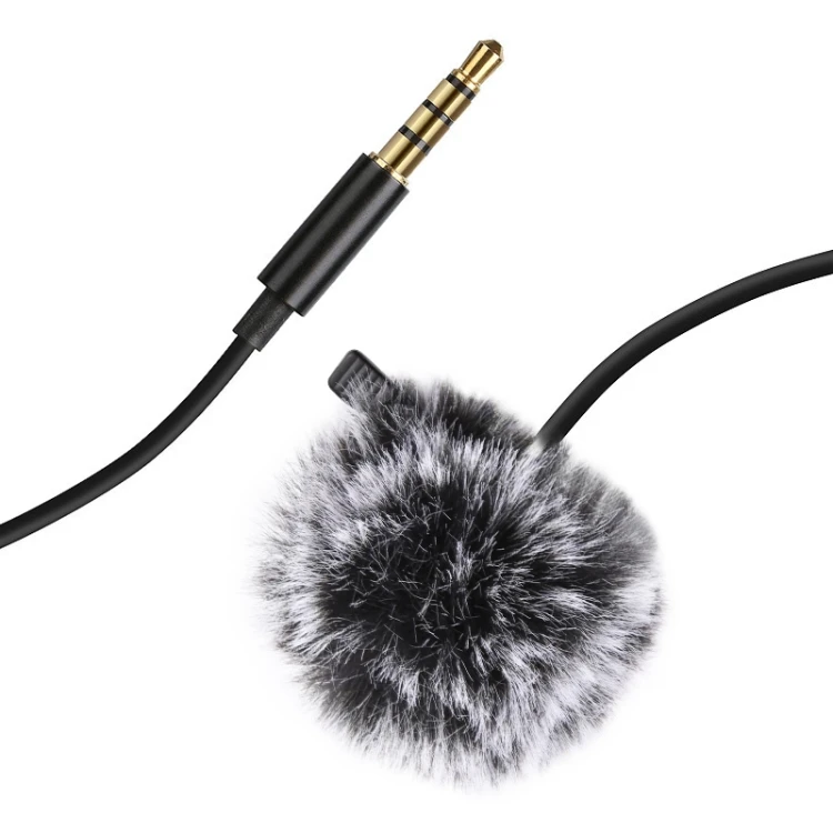 

PULUZ Wholesale Mobile Lapel Collar Recording Lavalier Microphone for Phone with Cable