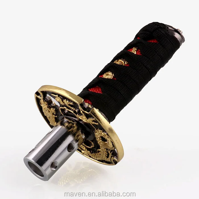 
Universal 15-30CM Samurai Sword Katana Car Truck Gear Shift Knob Shifter Stick Lever Head 