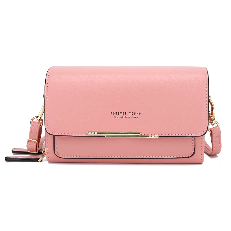 

Trendy Hand Bag Single Shoulder Messenger Bag Small Bags With Shoulder Strap Clutch Cellphone Wallet With Credit Card Slots, 7 color