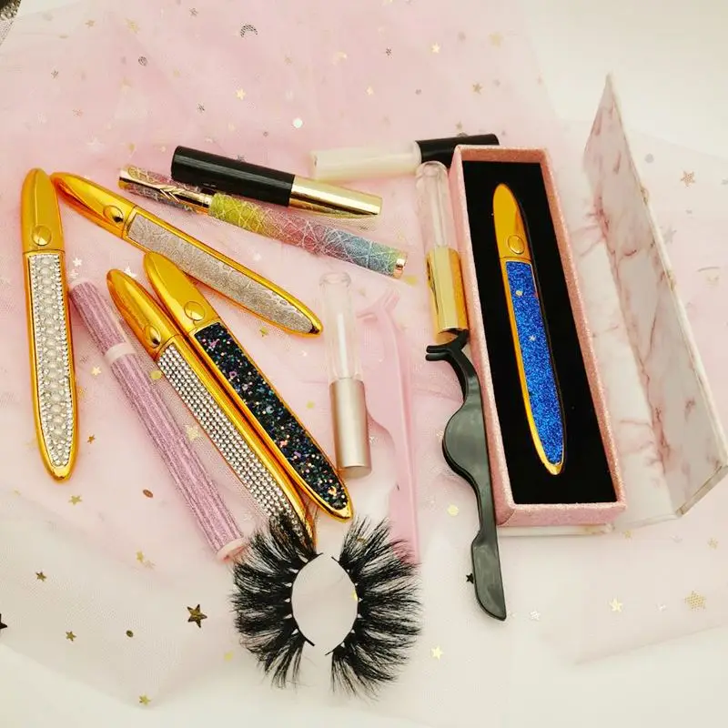 

OEM Private Label Black Liquid Oil Free Super Lasting Non Dizzy Waterproof Eyeliner Pencil Glue Pen, Magnetic eyeliner