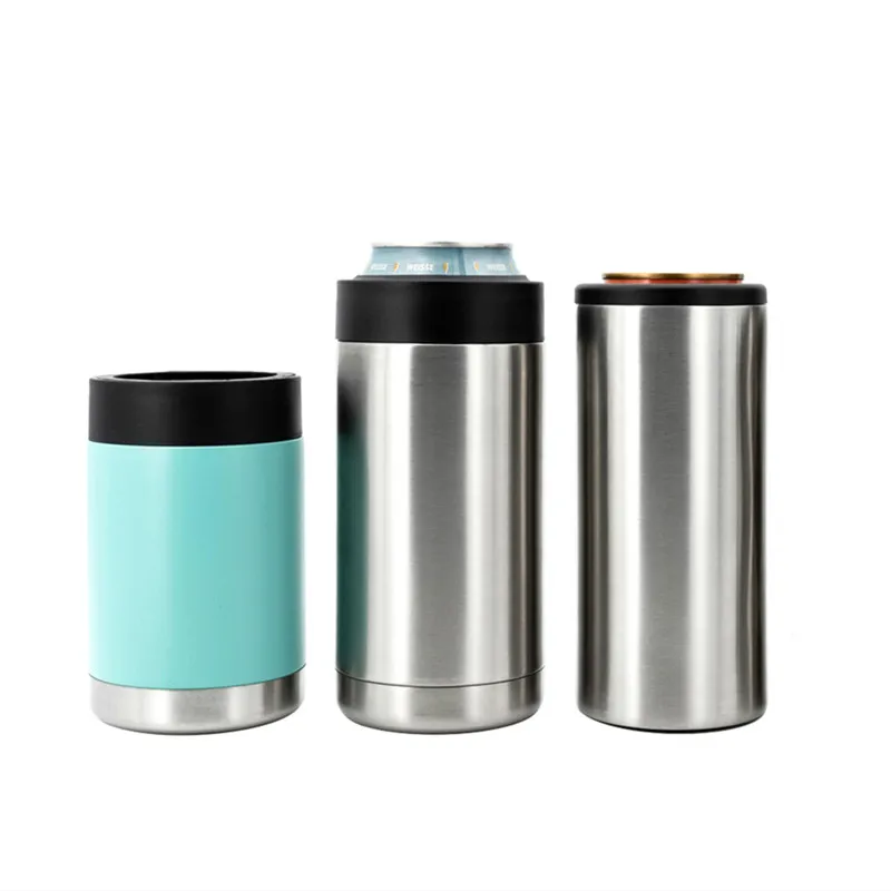 

2021 Straight Stainless Steel 15/20/30 oz Sublimation Blanks Vacuum Insulated Tumbler Cola Can Cooler With Lid, According colorful pantone