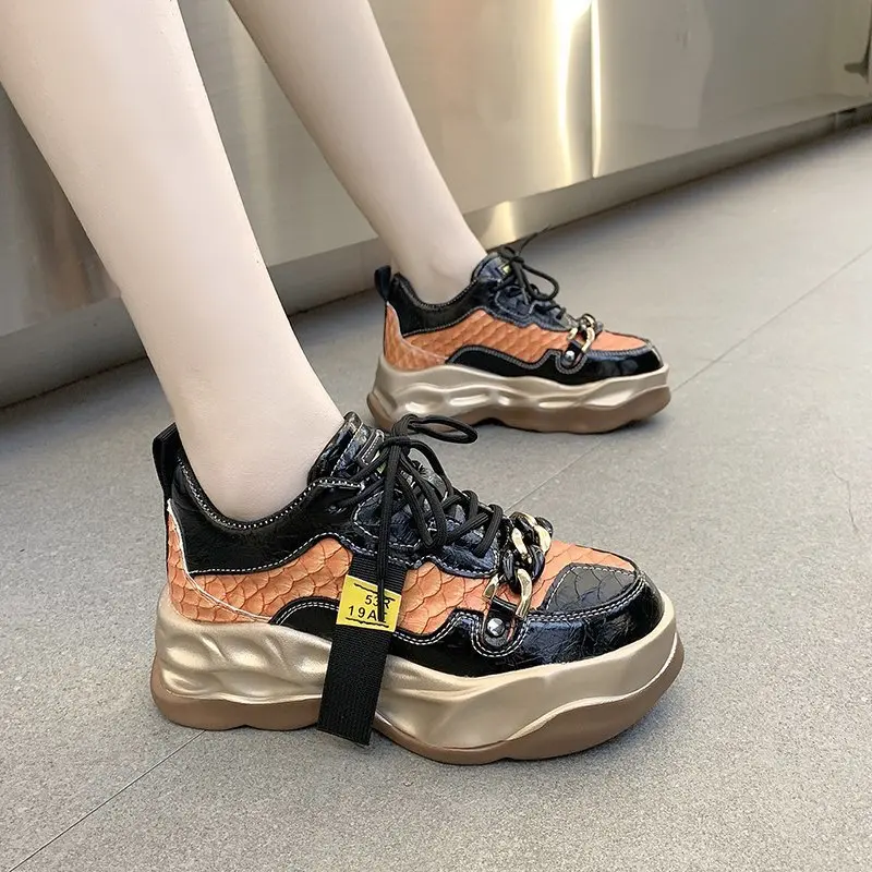 

2021 New Spring Korean Fashion Lady Sports Platform Shoes Women Sneakers