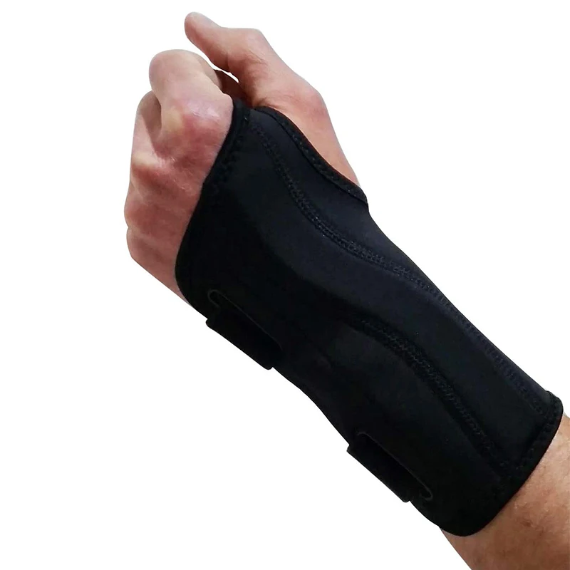 

Custom Neoprene Wrist Splint Supports Arm Stabilizer Wraps Night Support Wrist Brace For Arthritis And Tendinitis, Black