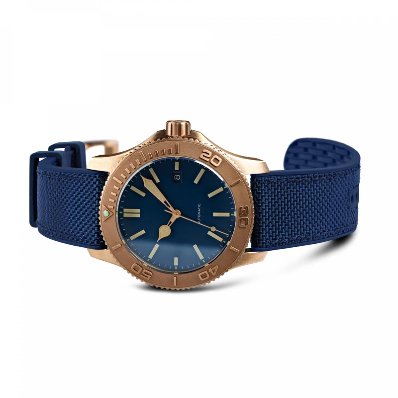 

Quality Assurance Bronze Dive Watch Straps Mens Mechanical Dive Watch