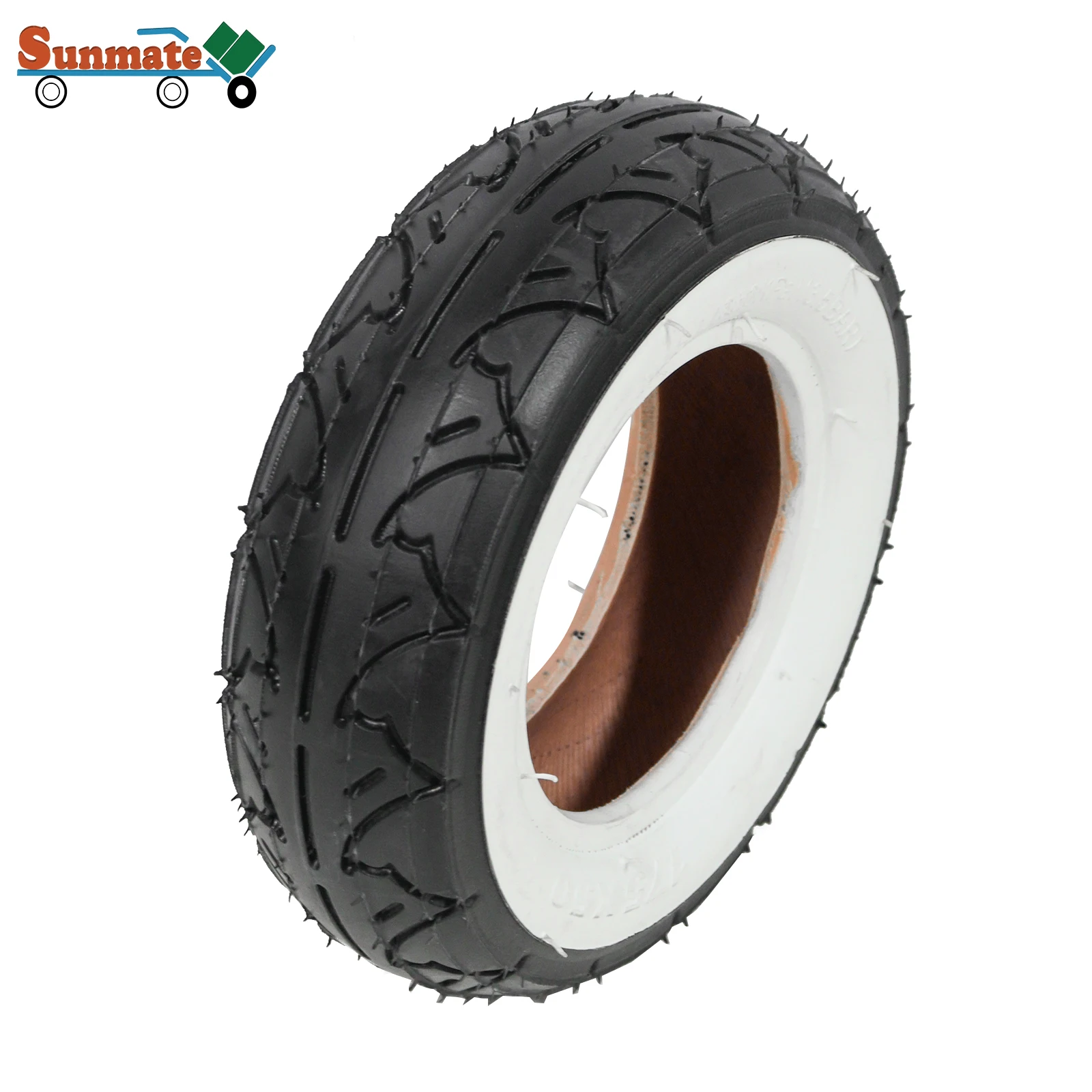 Rubber Electric Scooter Off-road Tire  Scooter Replacement Tire 175x50mm Inner Tube  7inch E-Scooter Wheel Off-road Tyre