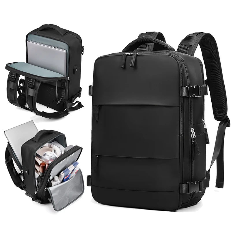 

2023 new premium backpack with usb charging port travel outdoor with shoe barn backpack wet & dry pocket fashion backpack bag