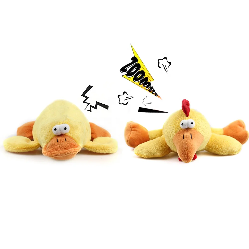 

Durable Chick Duck Toy Electronic Vocal Plush Dog Chew Pet Toy, As the pictures shoaw