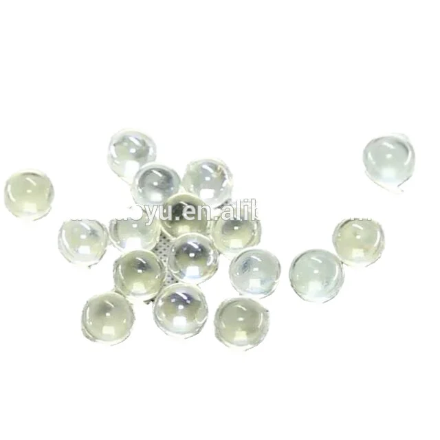 

Solid colored round clear marble glass ball, Various colors