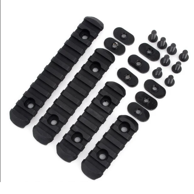 

New Rail Section Dovetail M-Lok Weaver Picatinny Rail Adapter Extend Rail Set